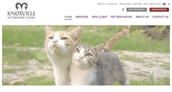 Desktop Screenshot of knoxvilleveterinaryclinic.com